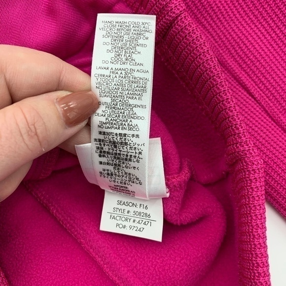 Spyder Fuchsia Long Sleeve Zip Up Jacket - Picture 6 of 7